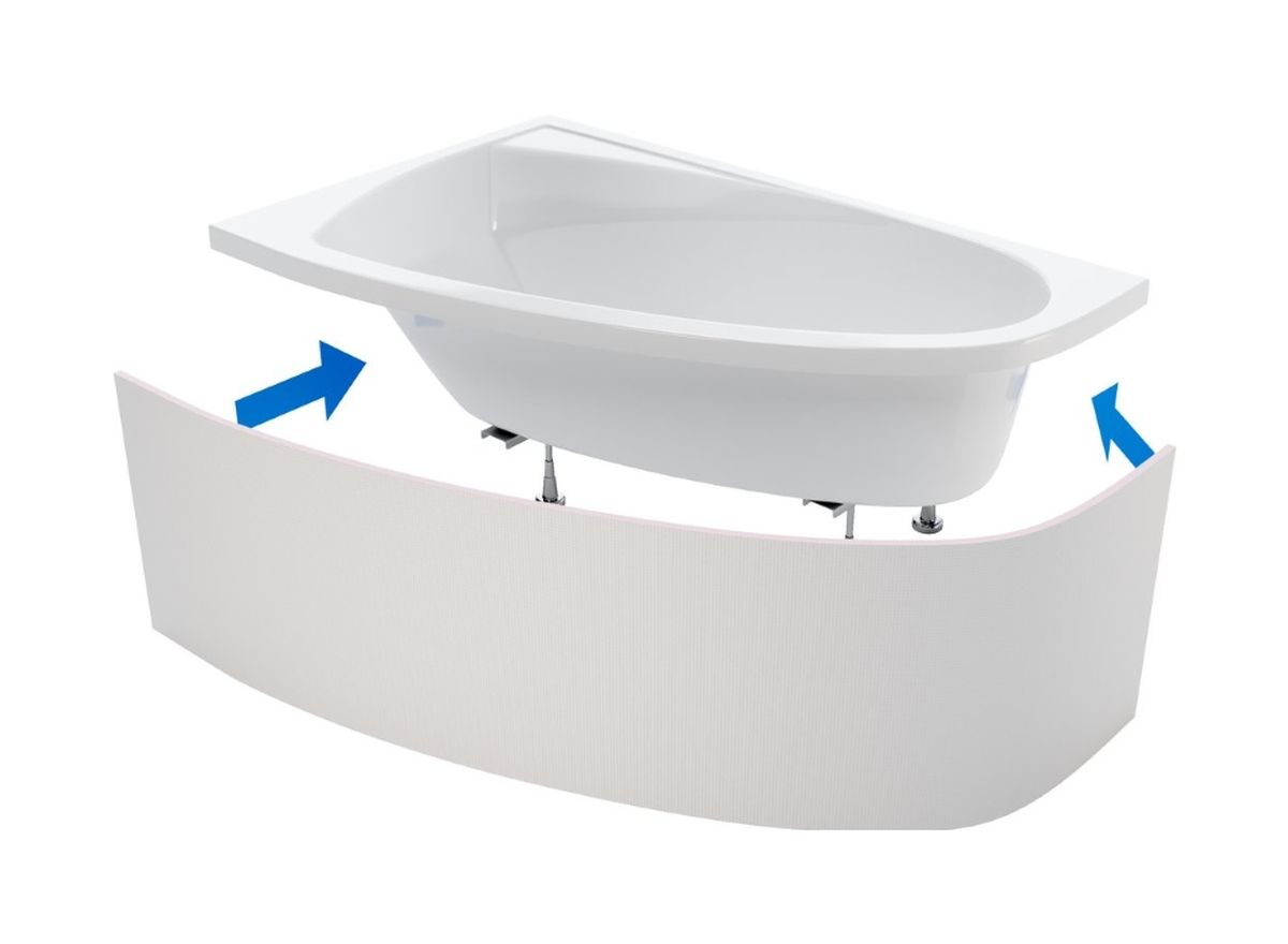 Excellent Flex obudowa do wanny narożnej OBEX.N.250WH