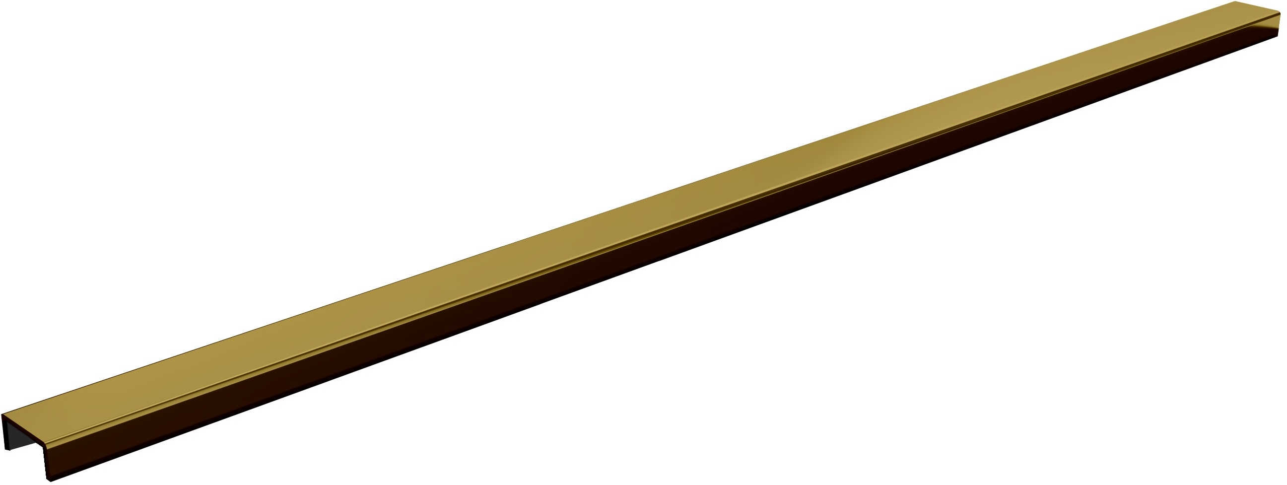 Schedpol Slim Gold Range maskownica odpływu liniowego 100 cm złoty 10.054/SLX/DPSCZ