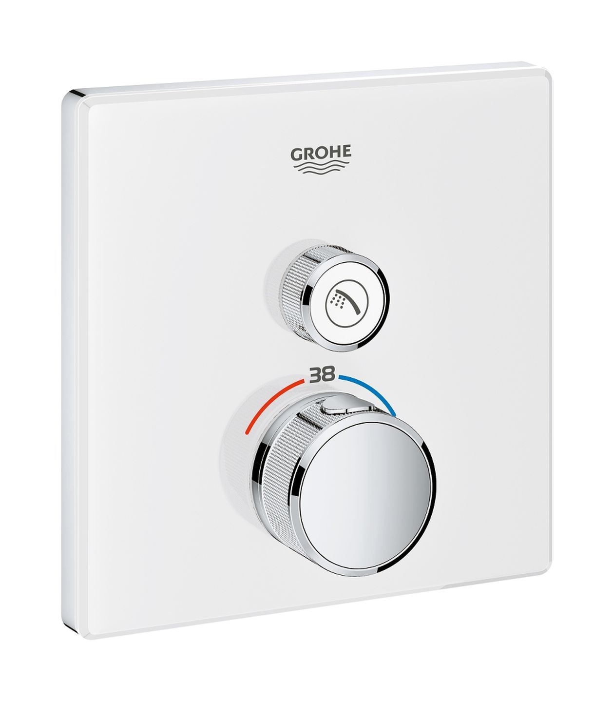 Grohe Grohtherm SmartControl bateria prysznicowa podtynkowa termostatyczna chrom/biały 29153LS0