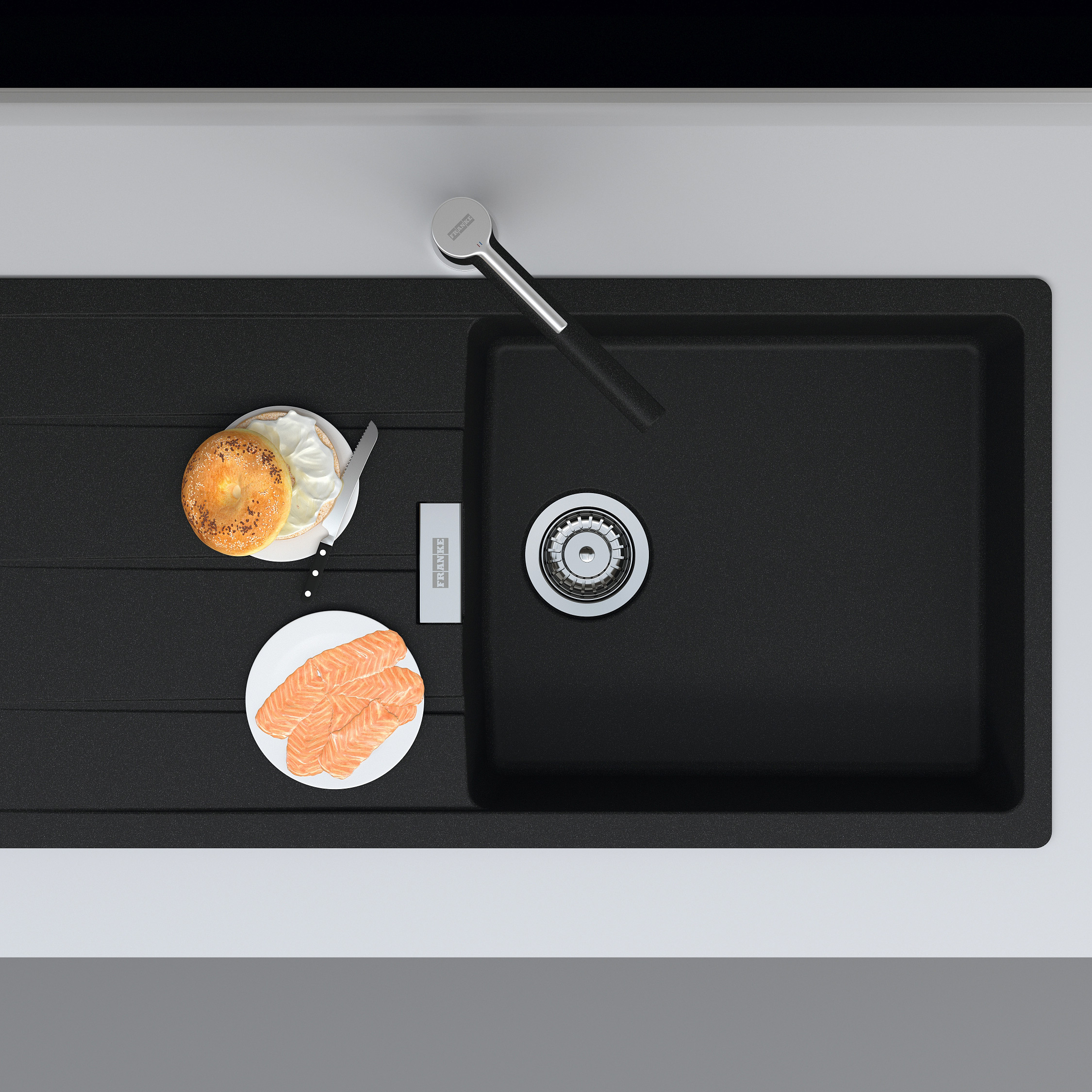 Franke Centro CNG 611-100 XL GSC zlewozmywak 100x50 cm Fragranite onyx 114.0687.335