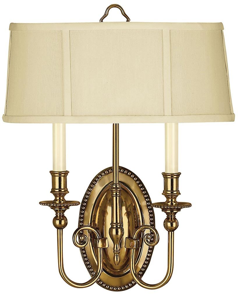 Elstead Lighting Cambridge kinkiet 2x40 W mosiądz oksydowany/kość słoniowa HK-CAMBRIDGE2-B