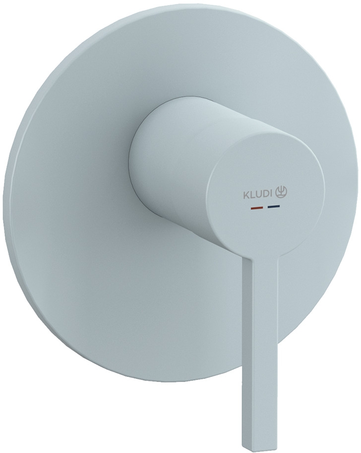 Kludi Nova Fonte Puristic bateria prysznicowa podtynkowa niebieski mat 20755O415