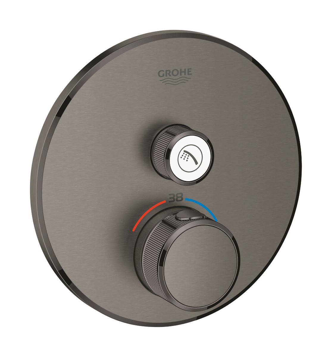 Grohe Grohtherm SmartControl bateria prysznicowa podtynkowa termostatyczna brushed hard graphite 29118AL0