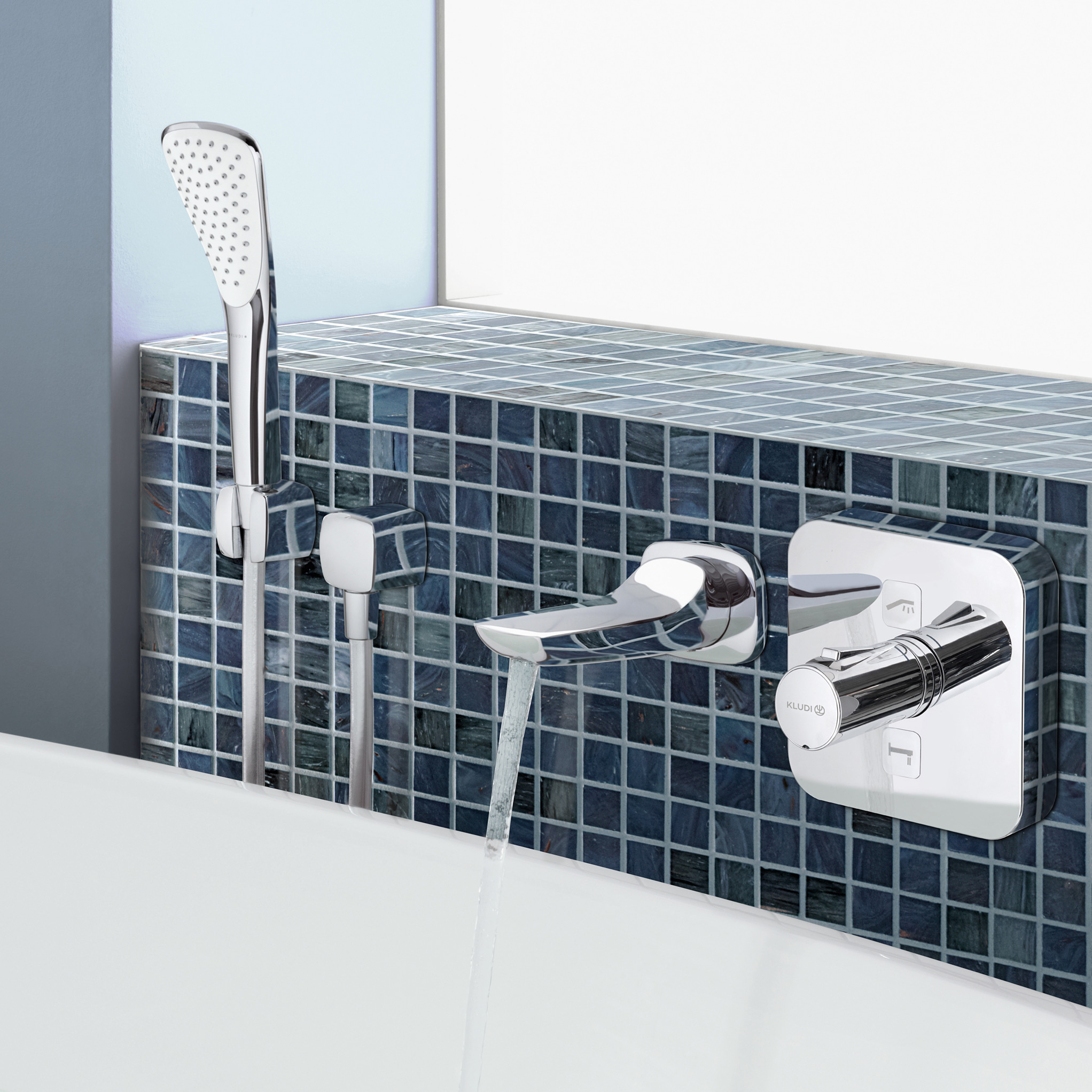Kludi Push bateria prysznicowa podtynkowa termostatyczna chrom 389010538