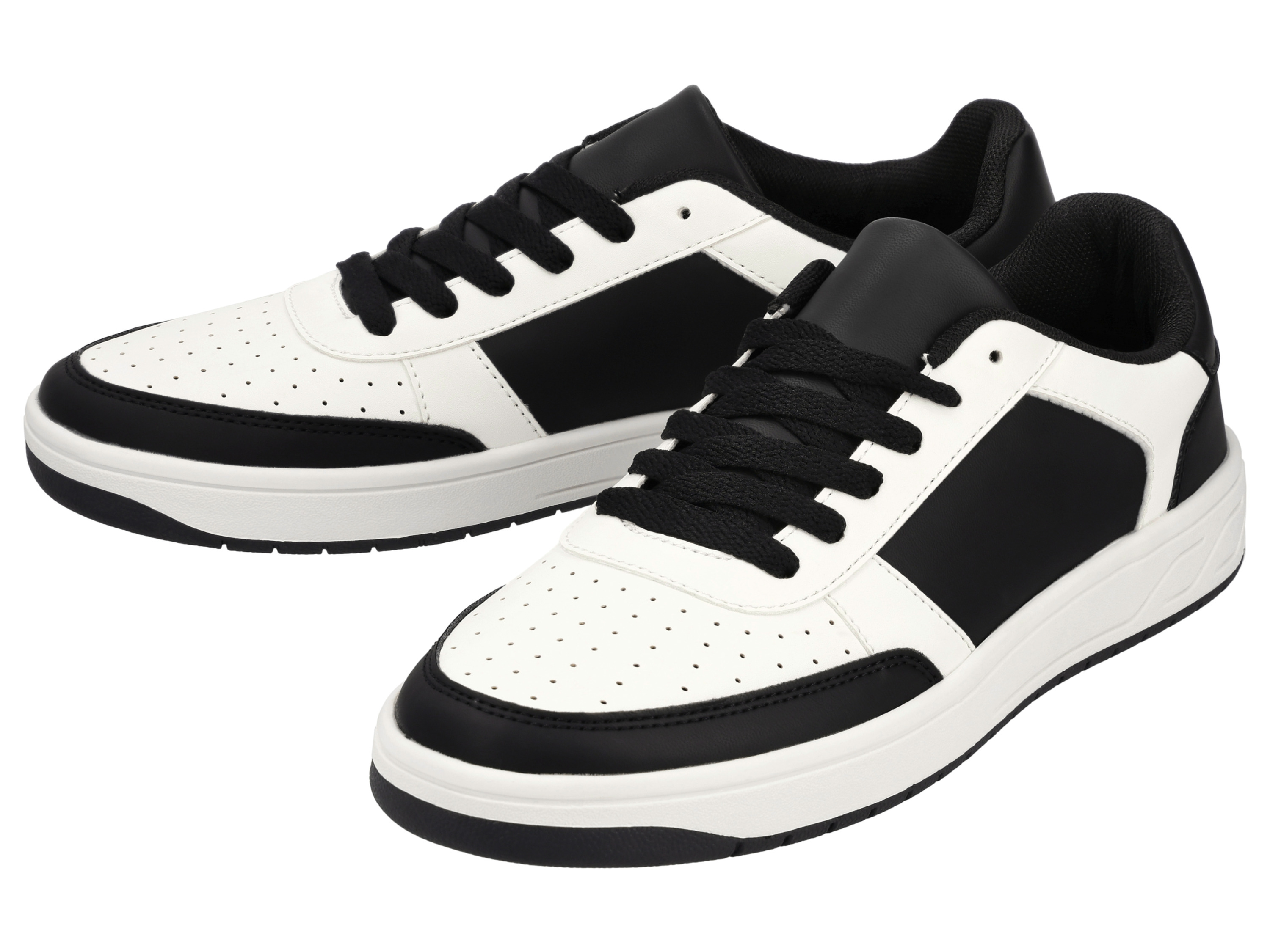esmara Buty sneakersy damskie Czarny/biały, 41
