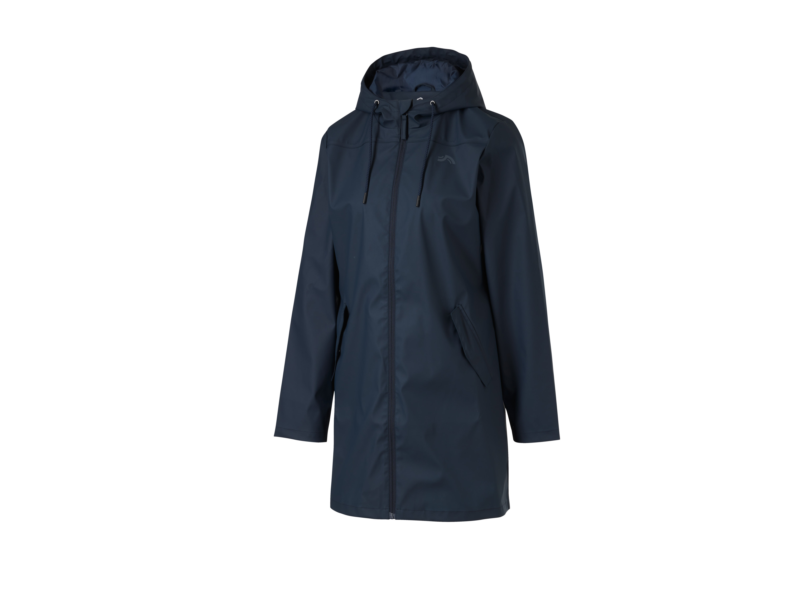 Crivit Parka przeciwdeszczowa damska Granatowy, S36/38