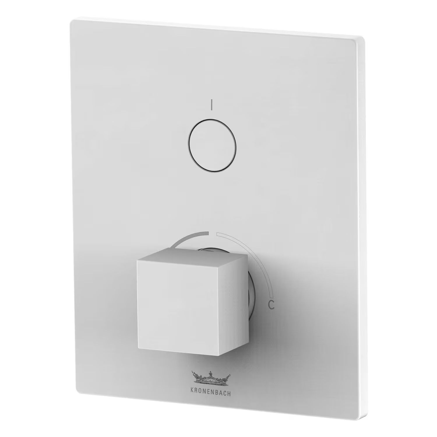 Darmowa Dostawa - Bateria prysznicowa podtynkowa biała Kronenbach Smart Push 19045001WM