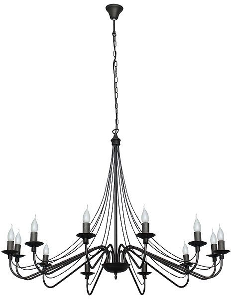 Darmowa Dostawa - Lampa wisząca x10 W czarna Aldex Róża 397R1