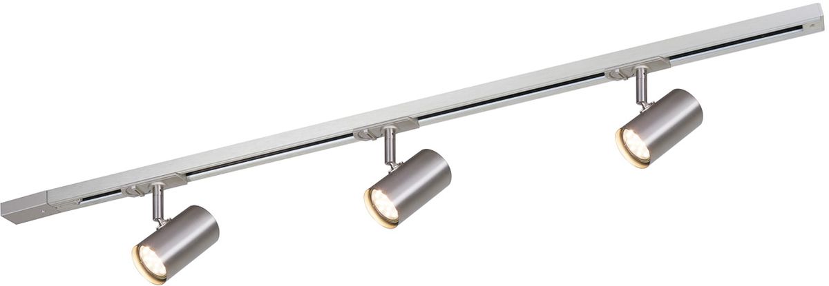 Darmowa Dostawa - Zestaw szynoprzewód z reflektorami 3x40 W stal Italux Marvi TR Jazz SN 9113083SNSET