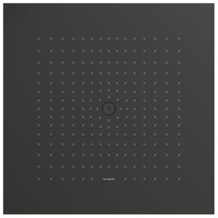 Darmowa Dostawa - Deszczownica 40x40 cm kwadratowa czarna Hansgrohe Raindance E 26253340