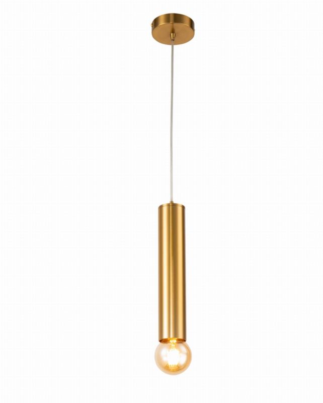 Lampa sufitowa wisząca Candellux Austin złota wym: 120 x 6 x 6 cm 1xE27 x 40W 1 szt.