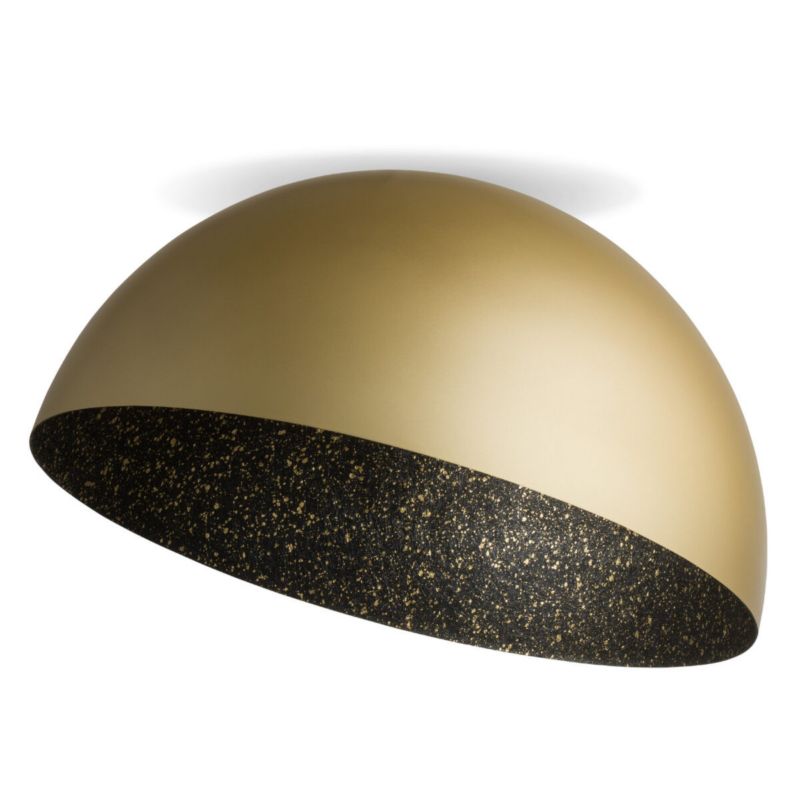 Lampa sufitowa wisząca Sigma Lighting Sfera 1659 złoto-czarna dekoracyjna 1xE27 x 1 szt.