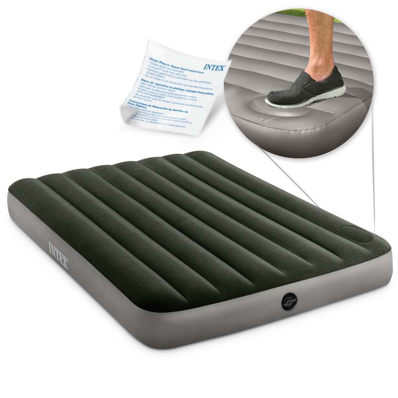 Materac dmuchany Intex 64762 dwuosobowy z wbudowaną pompką 191x137x25 cm 1szt.