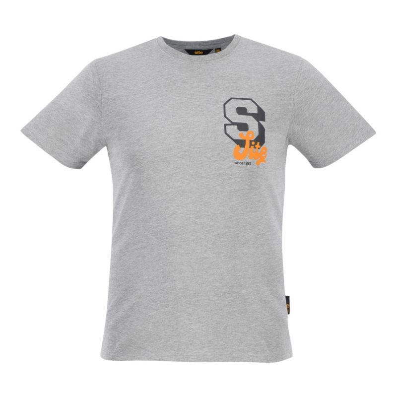 T-shirt Site Hemmi szary M