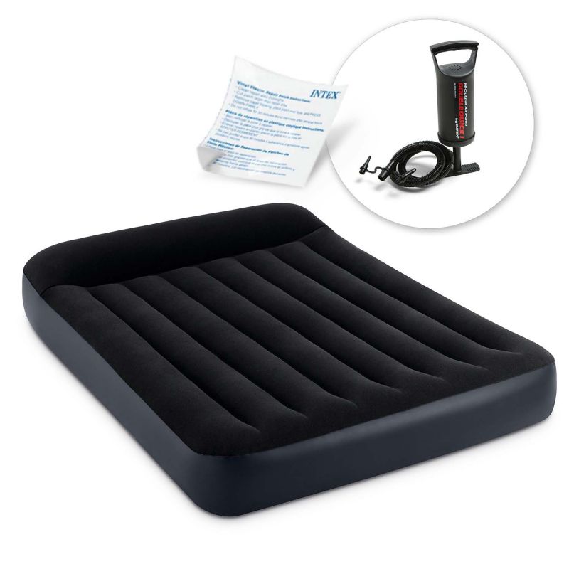 Materac dmuchany Intex 64142 dwuosobowy z pompką tłokową 191x137x25 cm 1 szt.