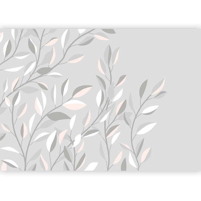 Fototapeta flizelinowa Premium Artgeist 155g/m2 Liście czarna 300x210 (6 części) 10108ab rolka 1 szt
