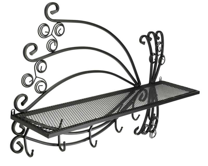 Wieszak ścienny DĄSTAL metalowy z półką 58x81x21 cm 1 szt.