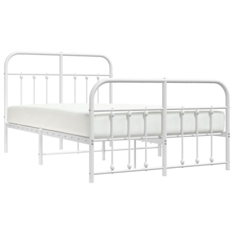 Łóżko metalowe WaszeMeble 120x200 cm biała WM-352643 1 szt.