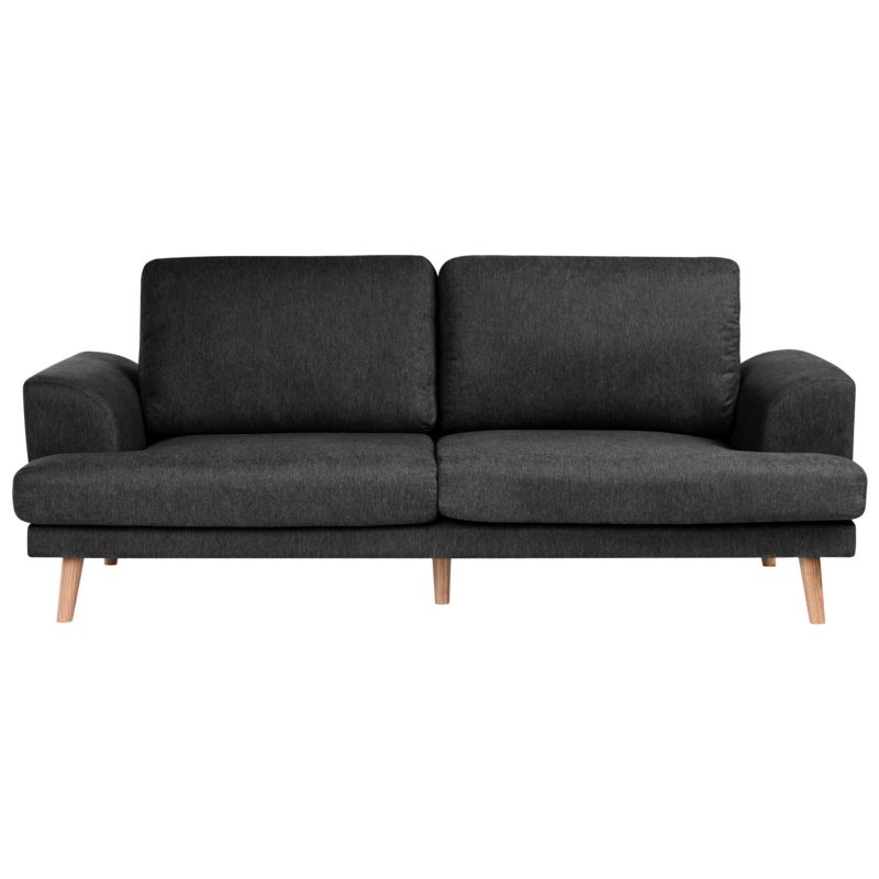 Sofa dla 3 osób Kildal Czarny 1 szt.