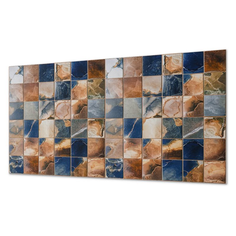 Ścienny Panel PCV Samoprzylepny ArtPrintCave 120x60 cm Mozaika z kamiennymi wzorami 1 szt.