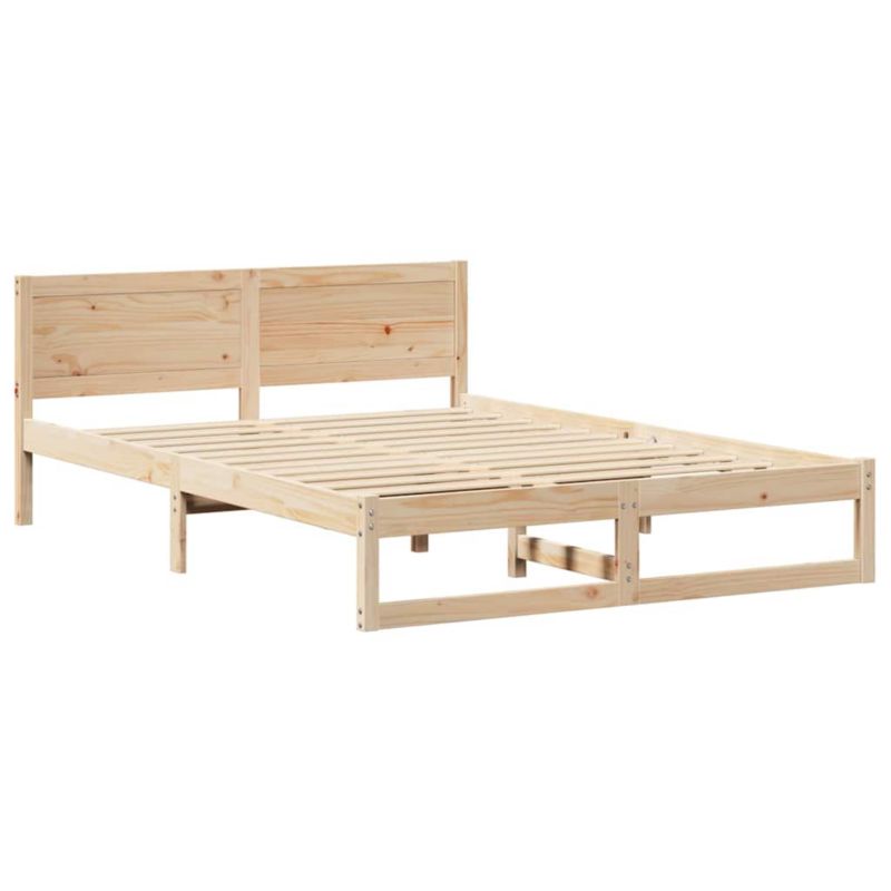 Rama łóżka WaszeMeble 140x200 cm Naturalny sosna WM-873271 1 szt.