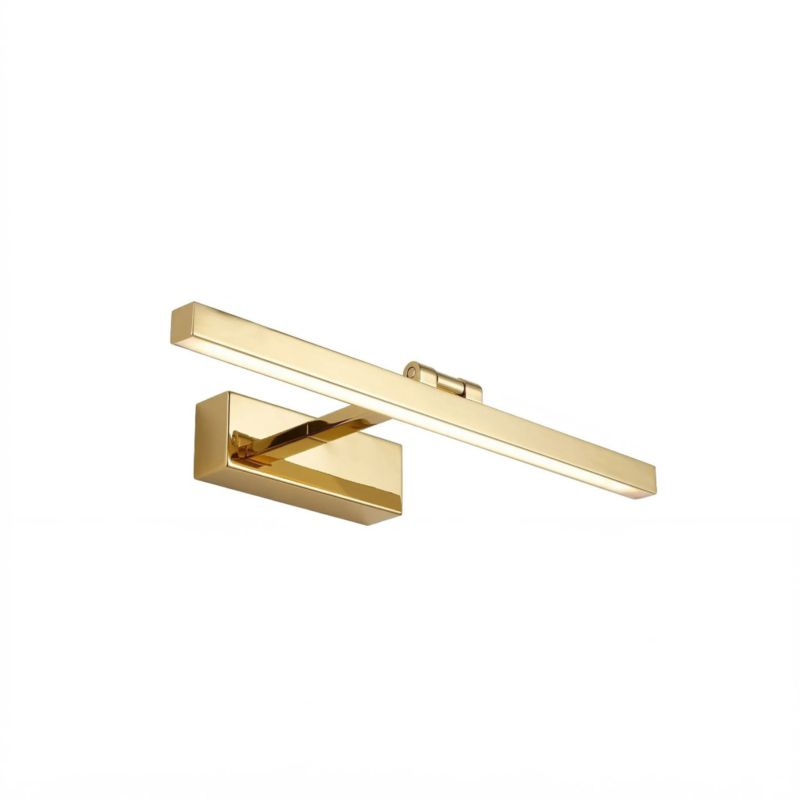 Kinkiet Łazienkowy Toolight App1860-1W 40Cm Led Złoty 1 Szt