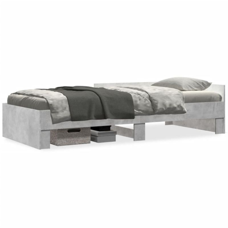 Łóżko drewniane WaszeMeble 75x190 cm szarość WM-849596 1 szt.