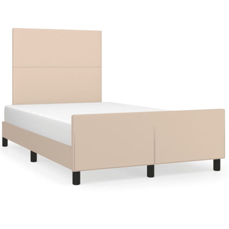 Łóżko tapicerowane WaszeMeble 120x200 cm brązowe WM-3125444 1 szt.