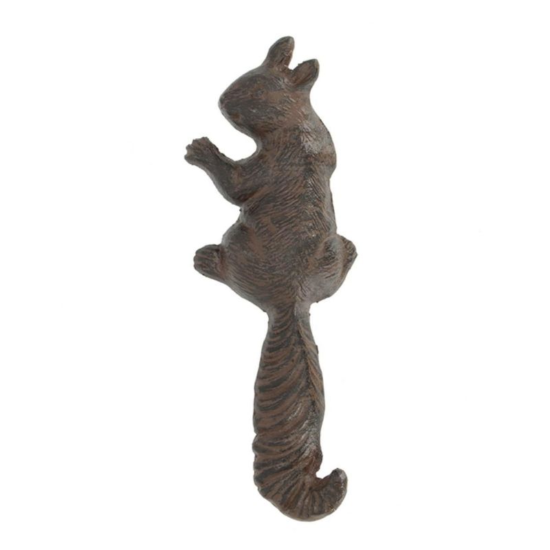 Wieszak ścienny Esschert Design żeliwny wiewiórka 22,3x7,8x2,8 cm 1 szt.