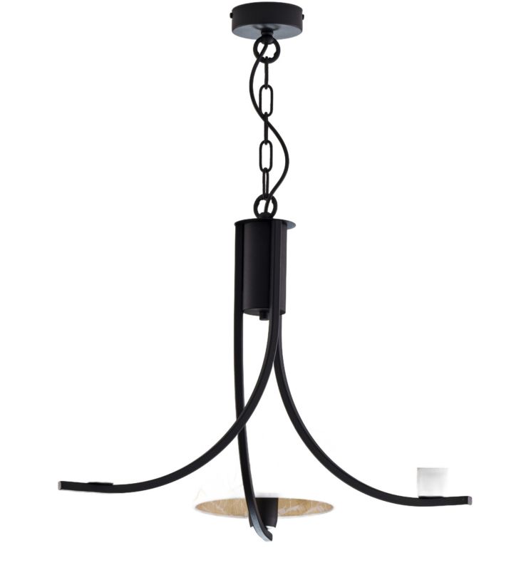 Lampa sufitowa Jupiter ARTHUR czarno-biała 3xE27x40W IP20 - 1 szt