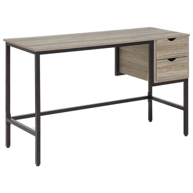 Biurko Grant Jasnobrązowy 120 cm 48 cm z szufladami 1 szt.