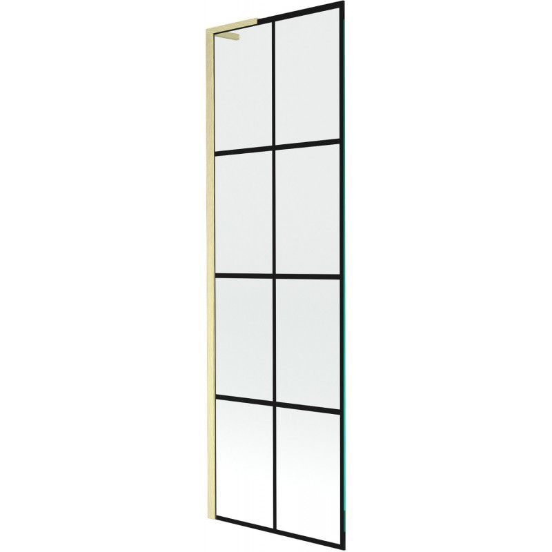 Parawan nawannowy 1-skrzydłowy Mexen Next L czarny wzór 60x150 cm 895-060-000-03-77-551 szt.