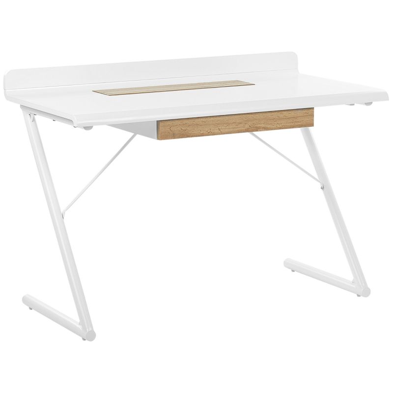 Biurko Focus Biały 120 cm 60 cm z szufladami 1 szt.