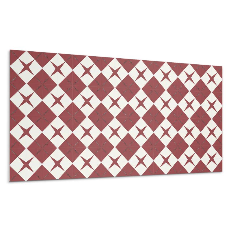 Kafelki samoprzylepne Wallfluent 40x20 cm Wzór gwiazd na diamentach 10 szt.