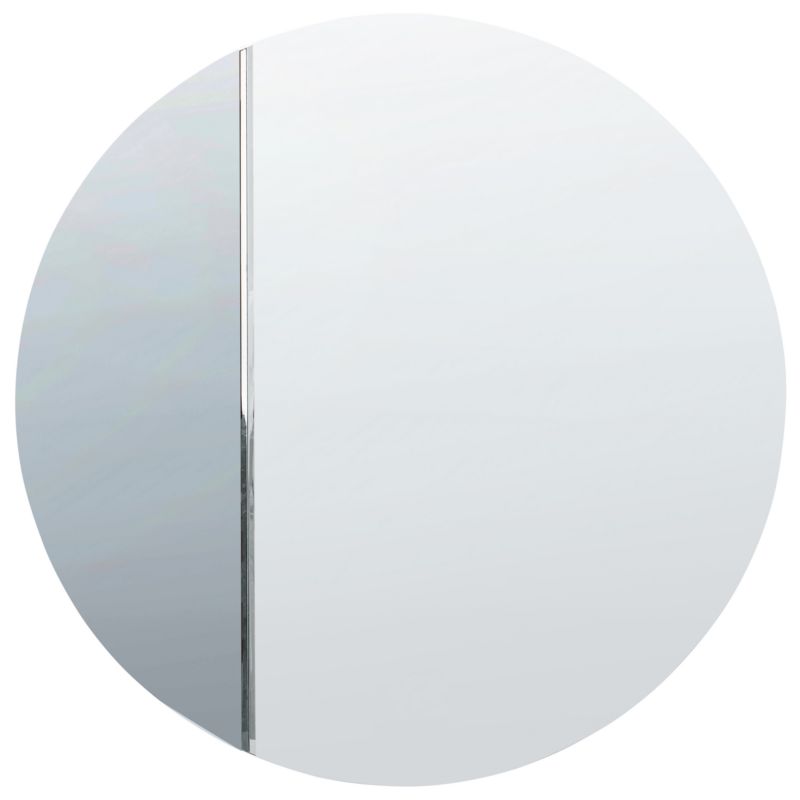 Lustro ścienne Charron 80 cm 80 cm Niebieski 1 szt.