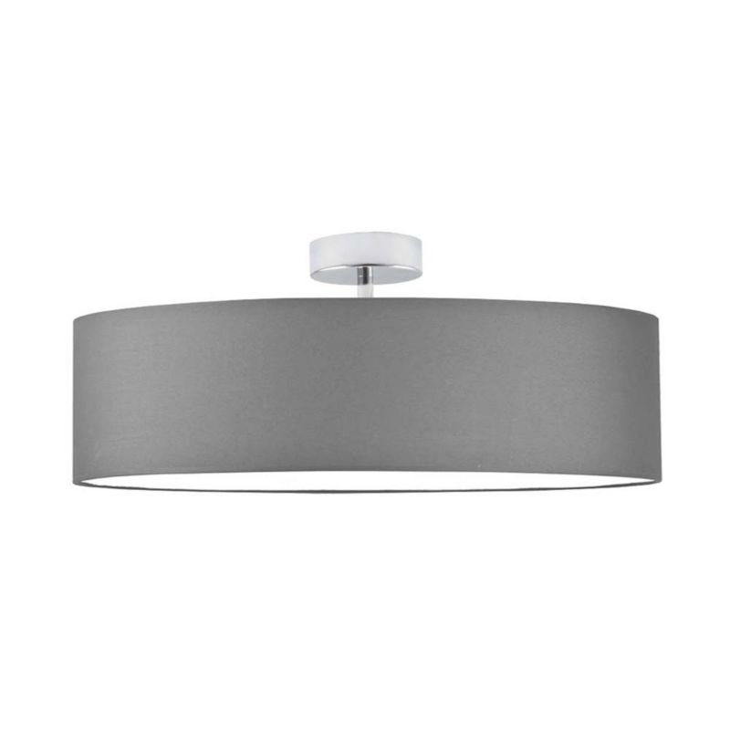 Lampa wisząca Volta Light Factory żyrandol plafon z abażurem stożek Szary BLUES 60cm 1szt.