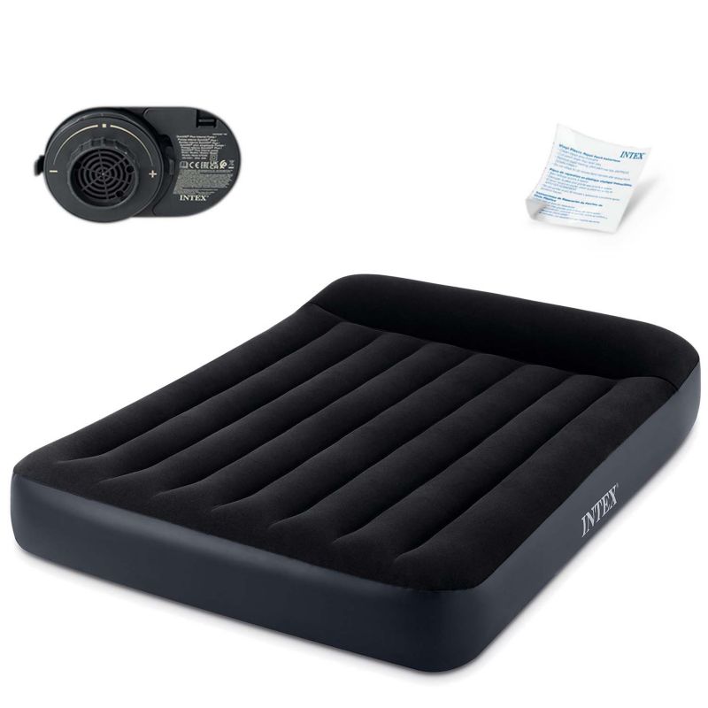 Materac dmuchany Intex 64148ND dwuosobowy z wbudowaną pompką 191x137x25 cm 1szt.