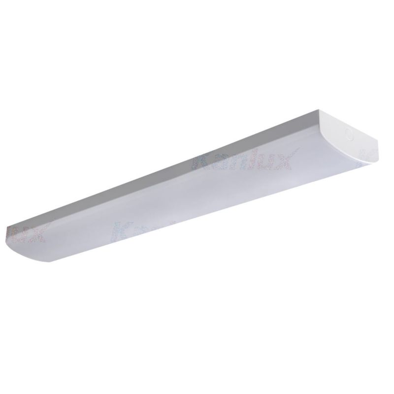 Oprawa liniowa do garażu warsztatu Kanlux Meba biała LED 40W 3000K-4000K 2500-4400lm IP20 wym: 6,2 x 120 x 16 cm - 1 szt.