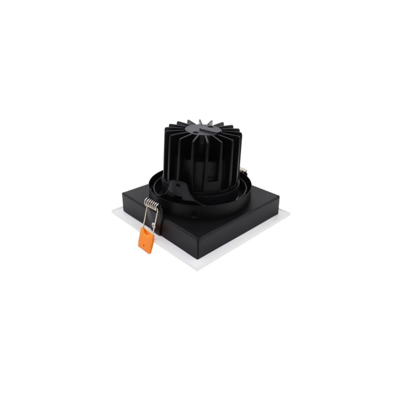 Oprawa wpuszczana Nowodvorski Lighting Dia biało-czarna LED 18W 4000K 1500lm ruchoma IP20 wym: 14,1 x 14,1 cm kwadratowa - 1 szt.