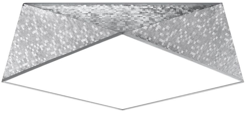 Plafon sufitowy lampa Sollux Lighting Hexa srebrny 3 x E27 x IP20 wym: 15 x 50 x 50 cm - 1 szt.