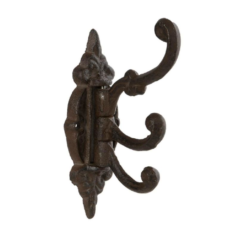 Wieszak ścienny Esschert Design żeliwny obrotowy 14,2x5,7x9,3 cm 1 szt.