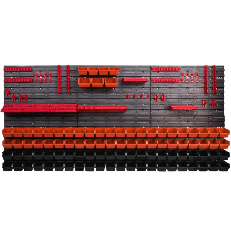 Tablica narzędziowa botle 172 x 78 cm ścianka warsztat 95 kuwet garaż uchwyty haki 1 szt