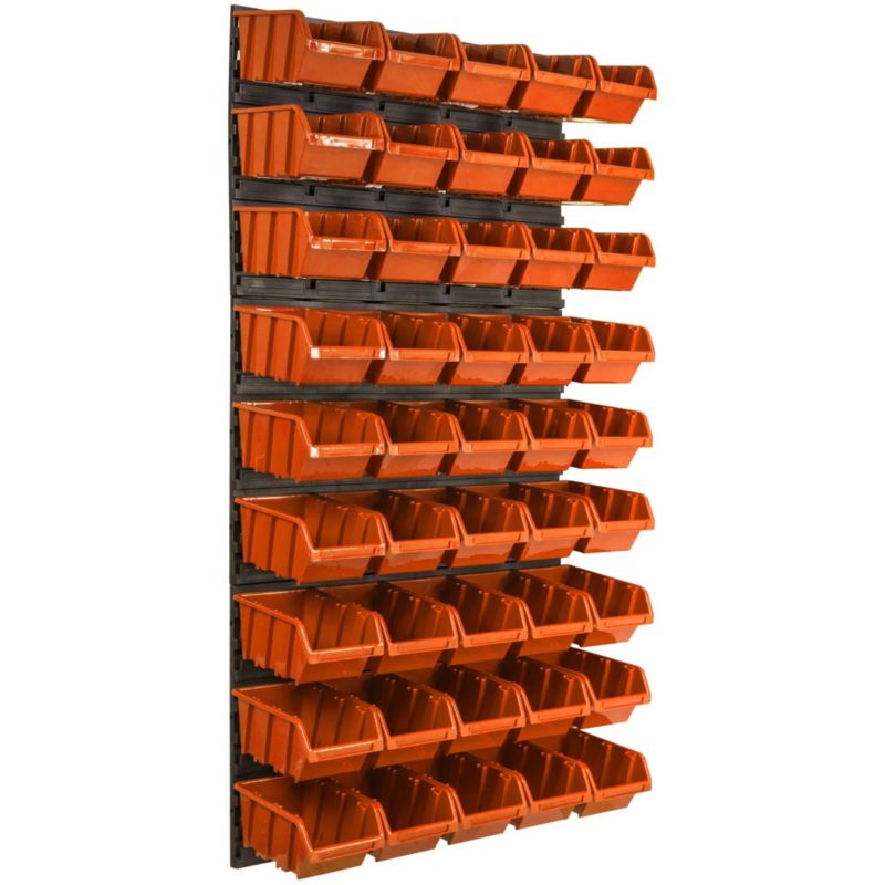 Tablica narzędziowa botle 58 x 117 cm ścianka warsztat 45 kuwet garaż uchwyty haki 1 szt
