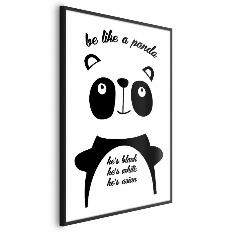 Plakat Artgeist Panda 29,7x42 cm z ramą czarną 1 szt