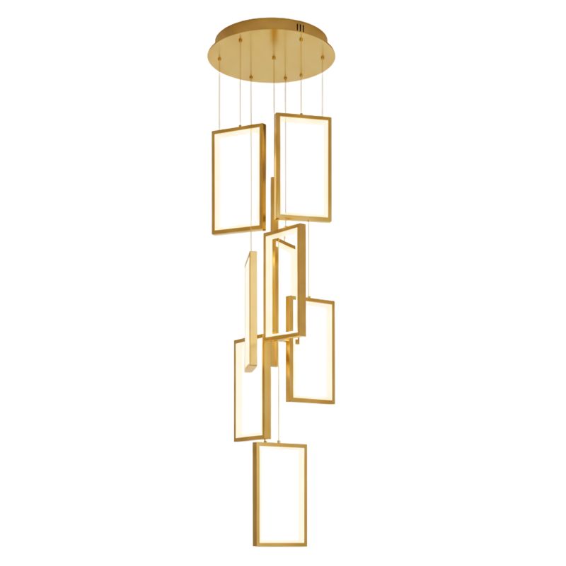 Lampa Sufitowa Wisząca Toolight Lhj090-7Cp Złoty 1Szt