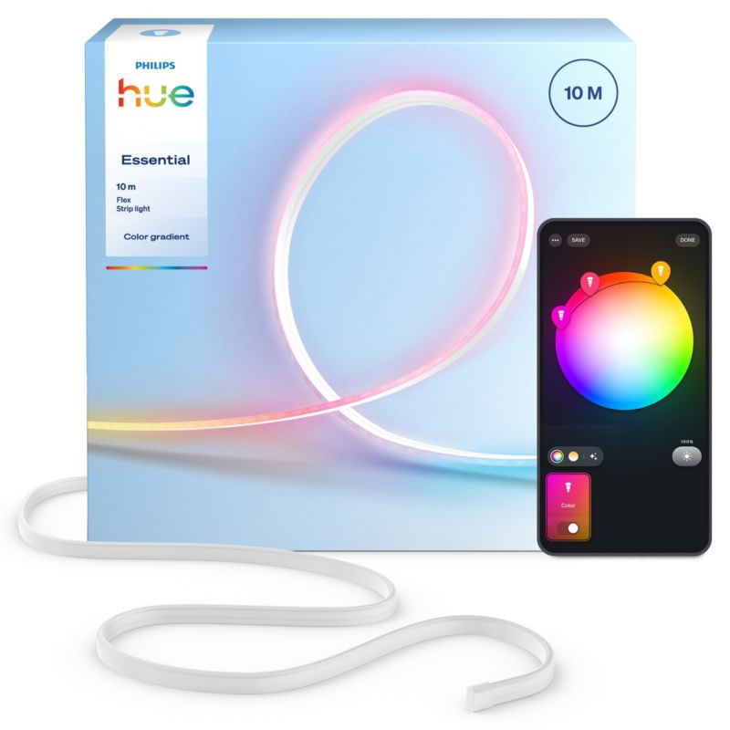 Taśma LED HUE Essential Philips HUE Pasek Neon 10m 39.5W RGB TW Biała Inteligentna WiFi White and Color Ambiance 1 szt.