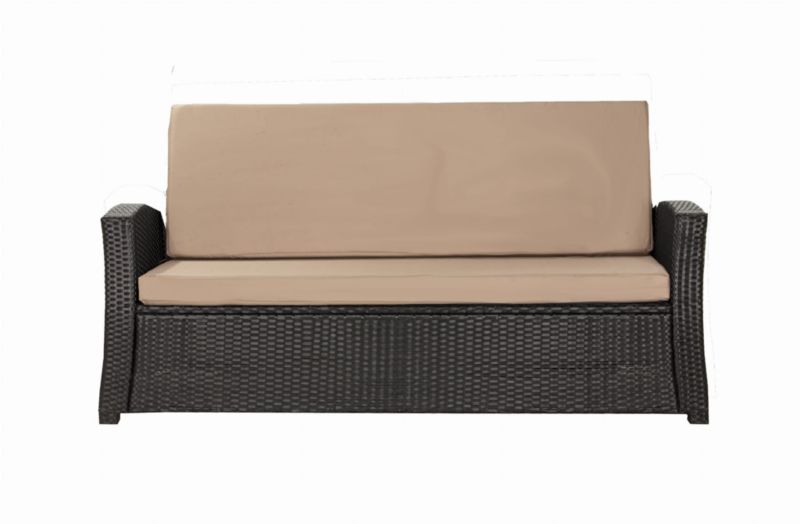 Poduszka ogrodowa na sofę Technorattan, Setgarden,140x50cm +140x50cm Beżowa dwustronne Poduszki na meble ogrodowe-Rattan, 1szt
