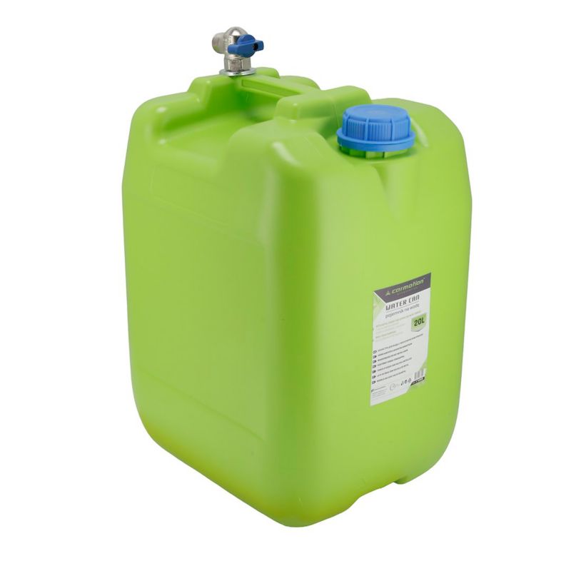 Pojemnik na wodę z metalowym krótkim, górnym zaworem z gwintem, 20 L