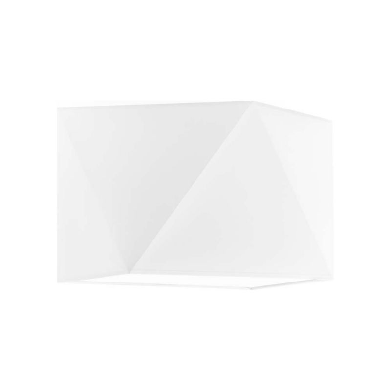Lampa wisząca zwis Volta Light Factory żyrandol sufitowa z abażurem diament biały BURNE 1szt.