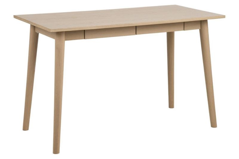 Biurko Marte ACTONA biurko dębowe nowoczesne z szufladami 120 cm skandynawskie 1 szt.